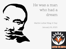  Dr. Martin Luther King Jr. Day of Service